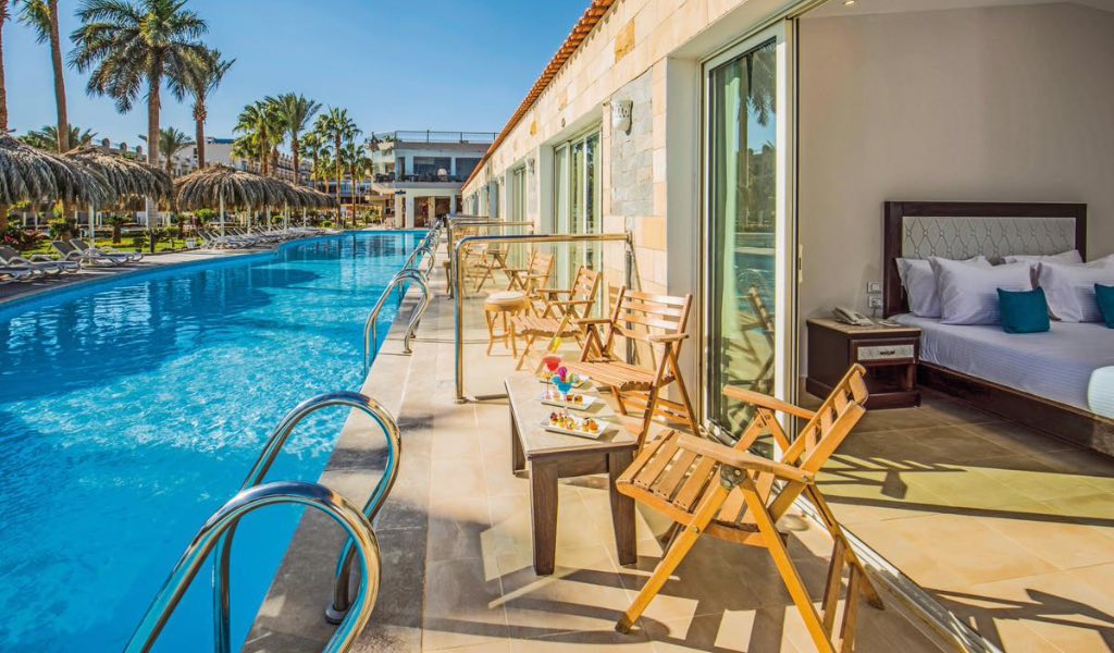 Betaalbare swim up kamers in Egypte